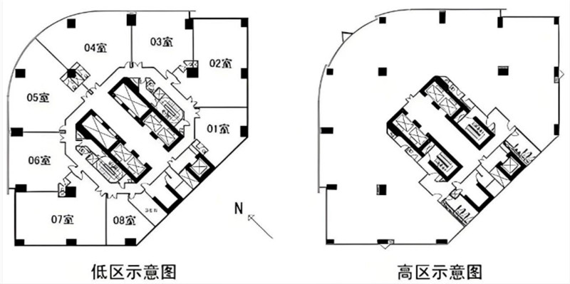 香港广场楼层平面图